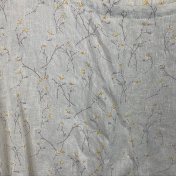 Linen button back top - Picture 3 of 4